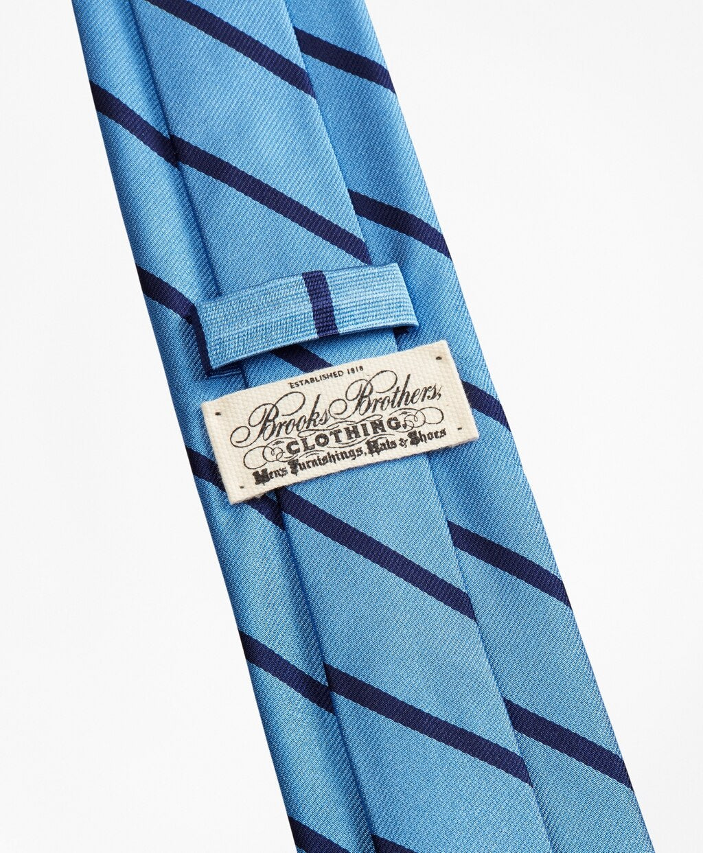 Brooks Brothers Men Limited Edition Archival Collection BB#3 Striped Rep with Crest Silk Tie