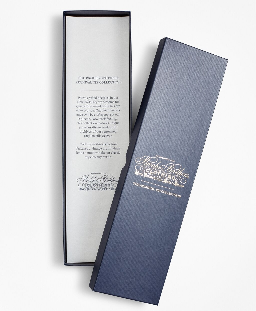 Brooks Brothers Men Limited Edition Archival Collection BB#3 Striped Rep with Crest Silk Tie