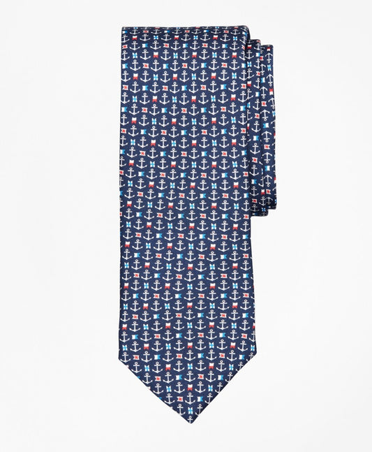 Brooks Brothers Men Nautical Motif Tie