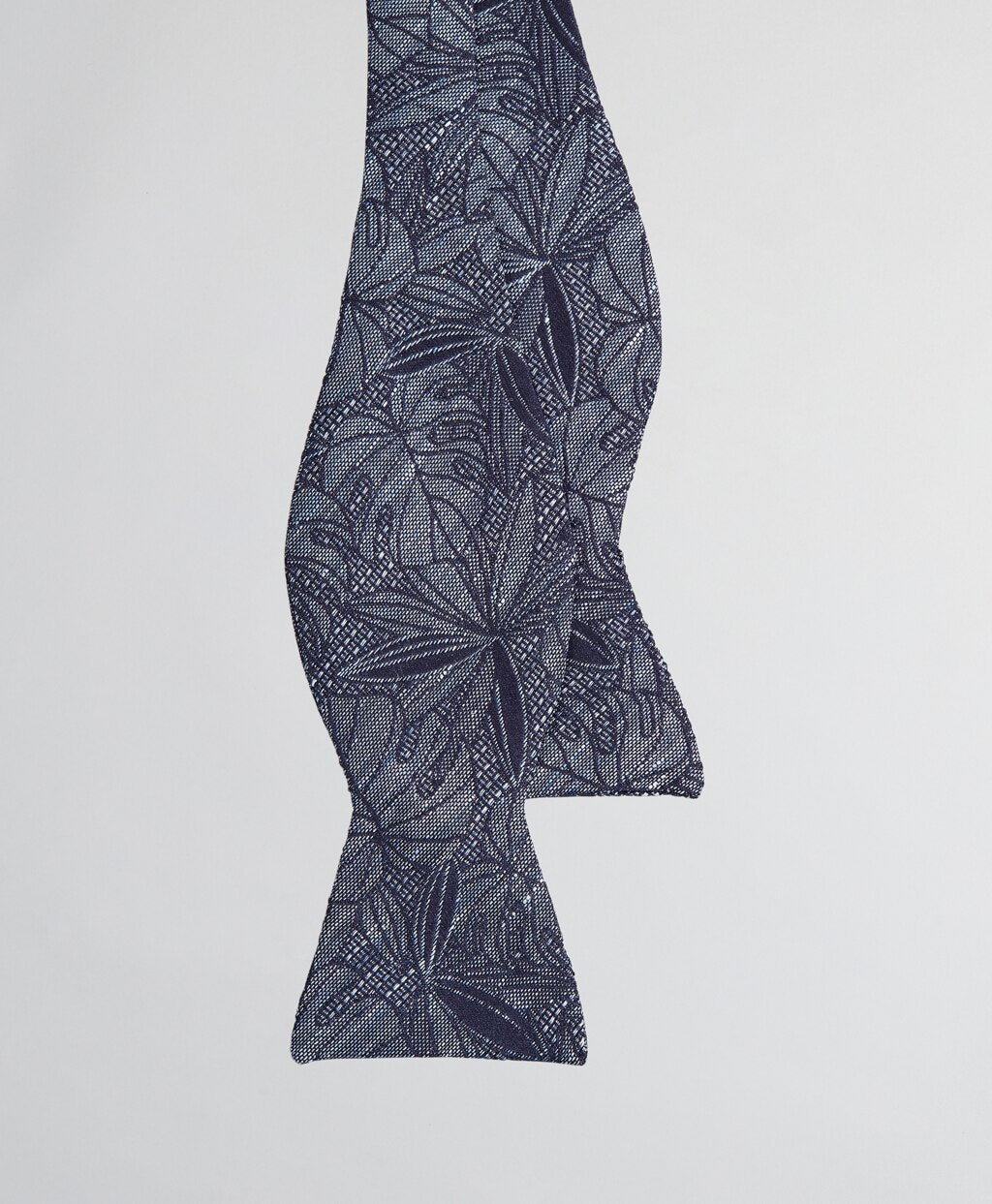 Brooks Brothers Men Indigo Palm Print Bow Tie