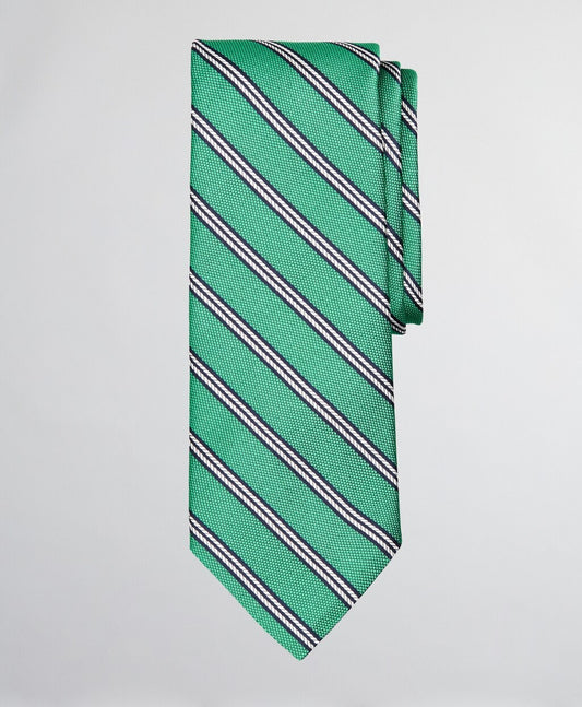 Brooks Brothers Men Dobby Herringbone Stripe Tie
