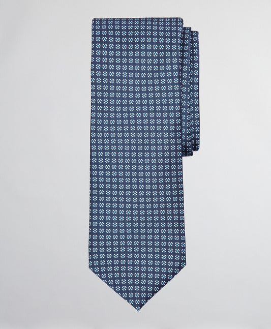 Brooks Brothers Men Geometric Print Tie
