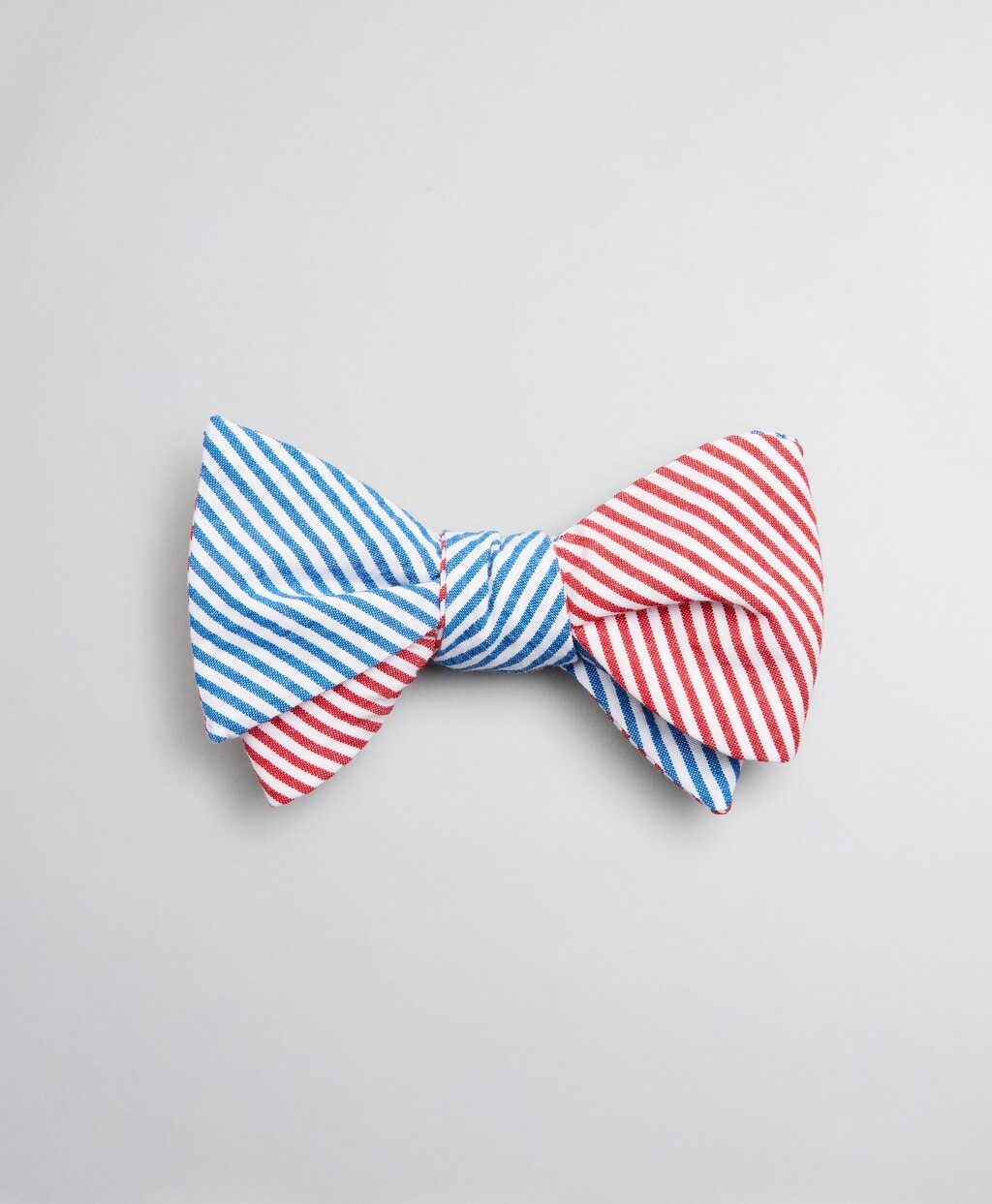 Brooks Brothers Men Seersucker Stripe Bow Tie