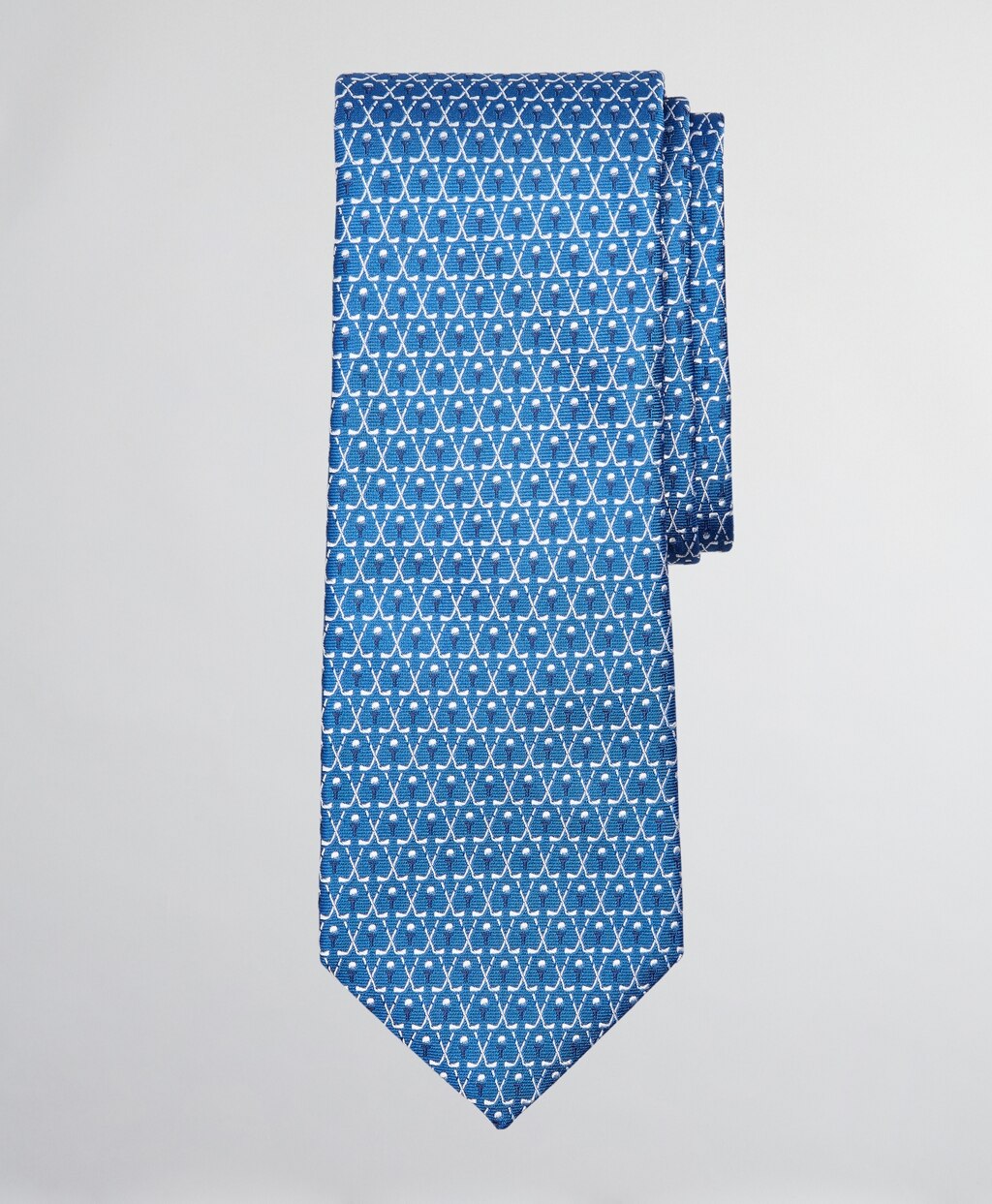 Brooks Brothers Men Golf Clubs and Tee Tie