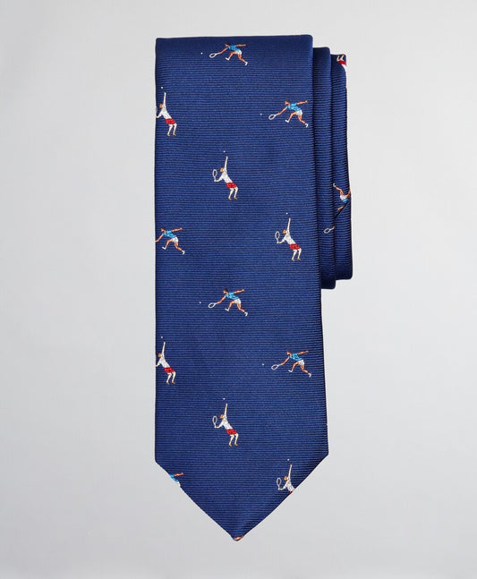 Brooks Brothers Men Tennis Player Tie