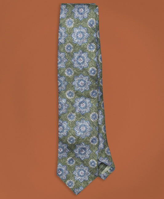 Brooks Brothers Men Golden Fleece® Double Pattern Silk Tie