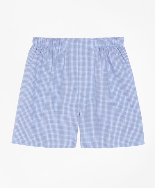 Brooks Brothers Men Traditional Fit Mini Check Boxers