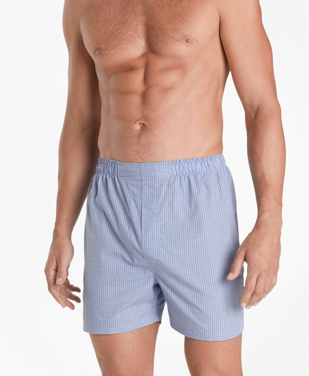 Brooks Brothers Men Traditional Fit Mini Check Boxers