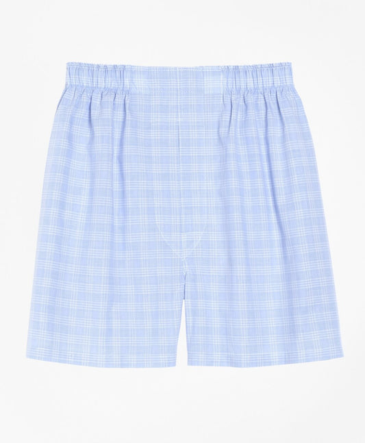Brooks Brothers Men Slim Fit Glen Plaid Boxers