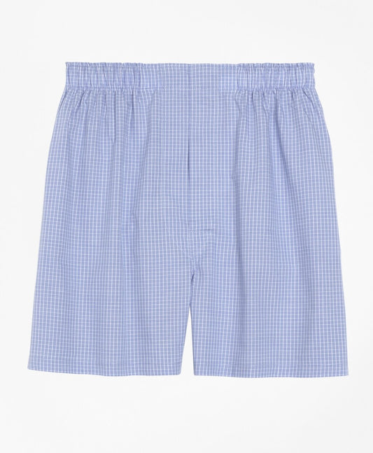 Brooks Brothers Men Slim Fit Mini Check Boxers
