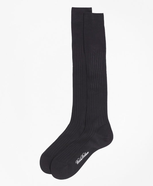 Brooks Brothers Men Filo Di Scozia Over-the-Calf Socks