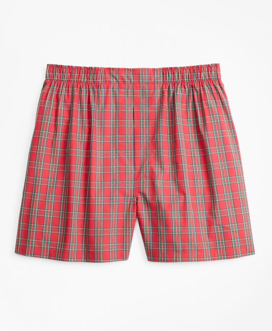 Brooks Brothers Men Traditional Fit Royal Stewart Tartan Boxers