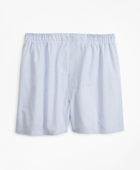 Brooks Brothers Men Traditional Fit Grid Check Boxers