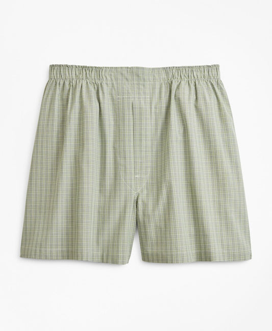 Brooks Brothers Men Traditional Fit Glen Plaid Boxers