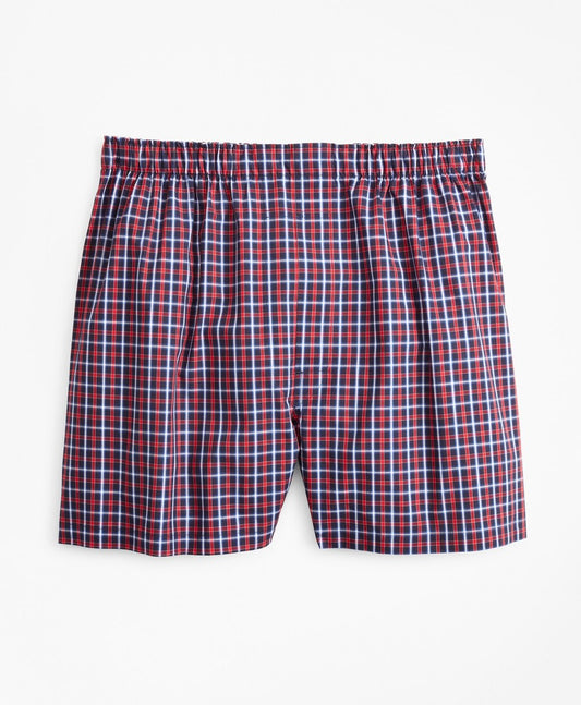 Brooks Brothers Men Traditional Fit Multi-Check Boxers