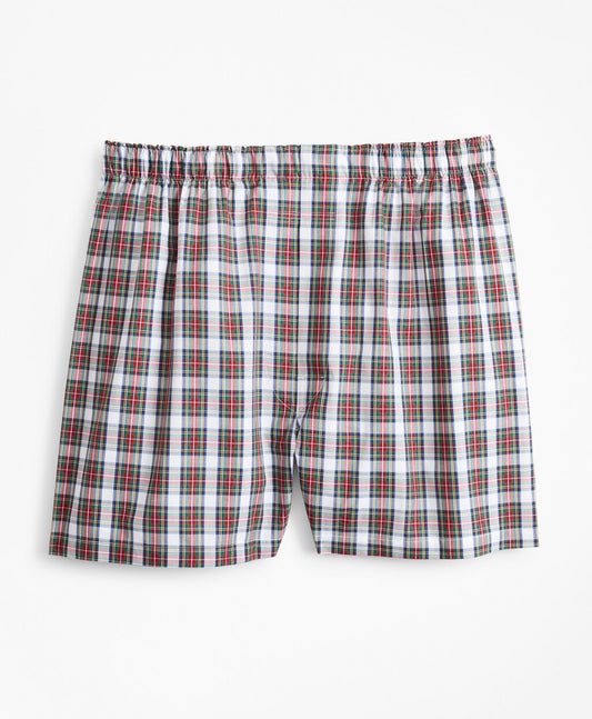 Brooks Brothers Men Traditional Fit Tartan Boxers