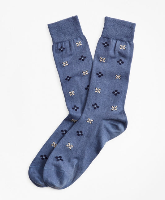 Brooks Brothers Men Foulard Crew Socks