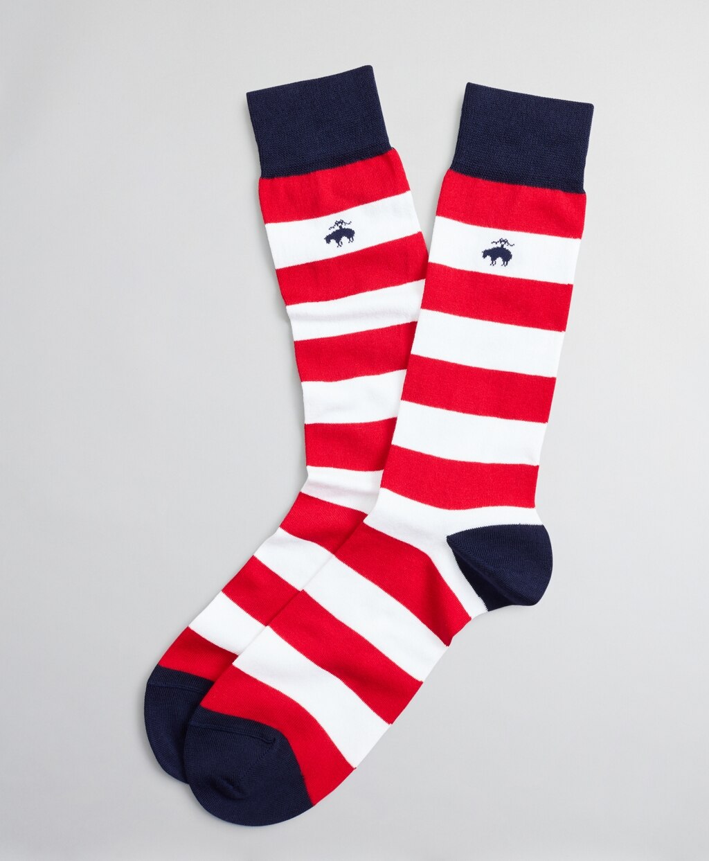 Brooks Brothers Men Patriotic Stripe Crew Socks