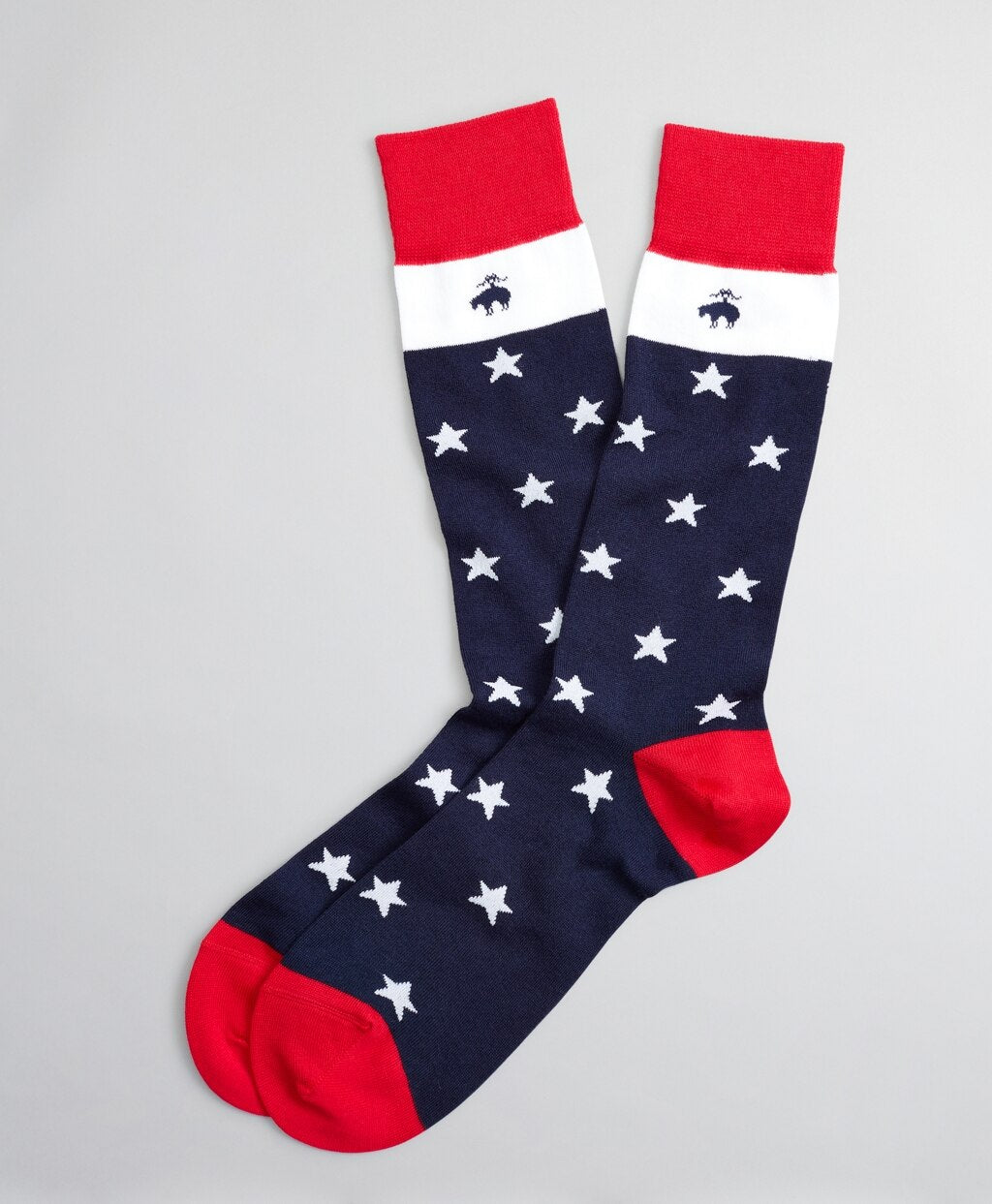 Brooks Brothers Men Stars Crew Socks