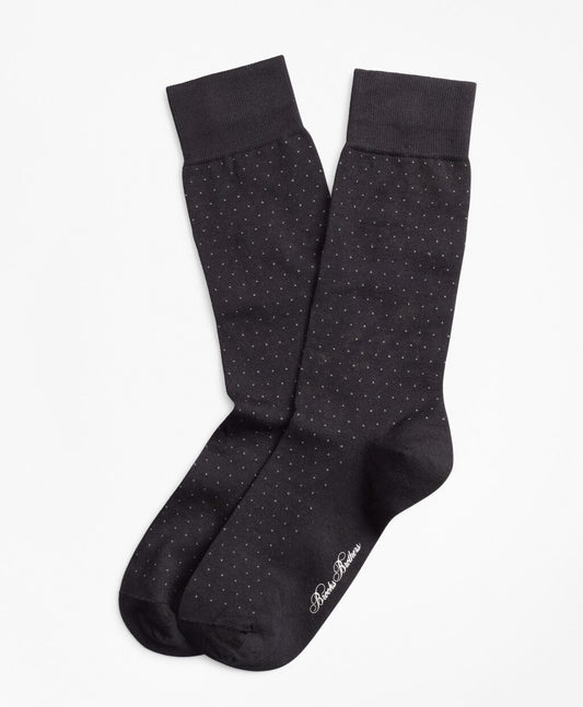 Brooks Brothers Men Polka Dot Crew Socks