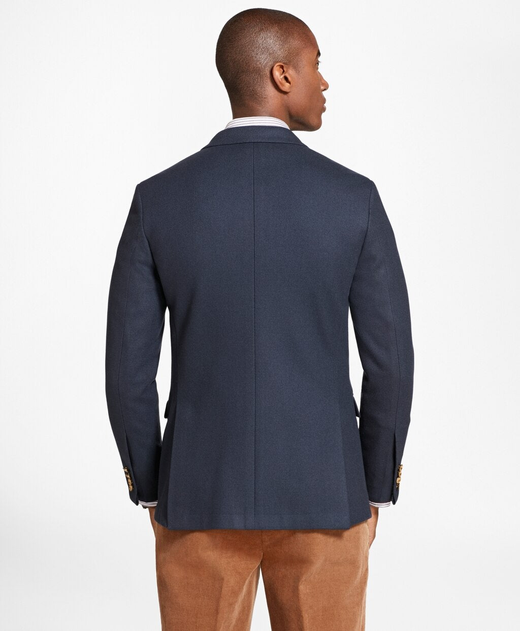 Brooks Brothers Men Milano Fit Two-Button 1818 Blazer