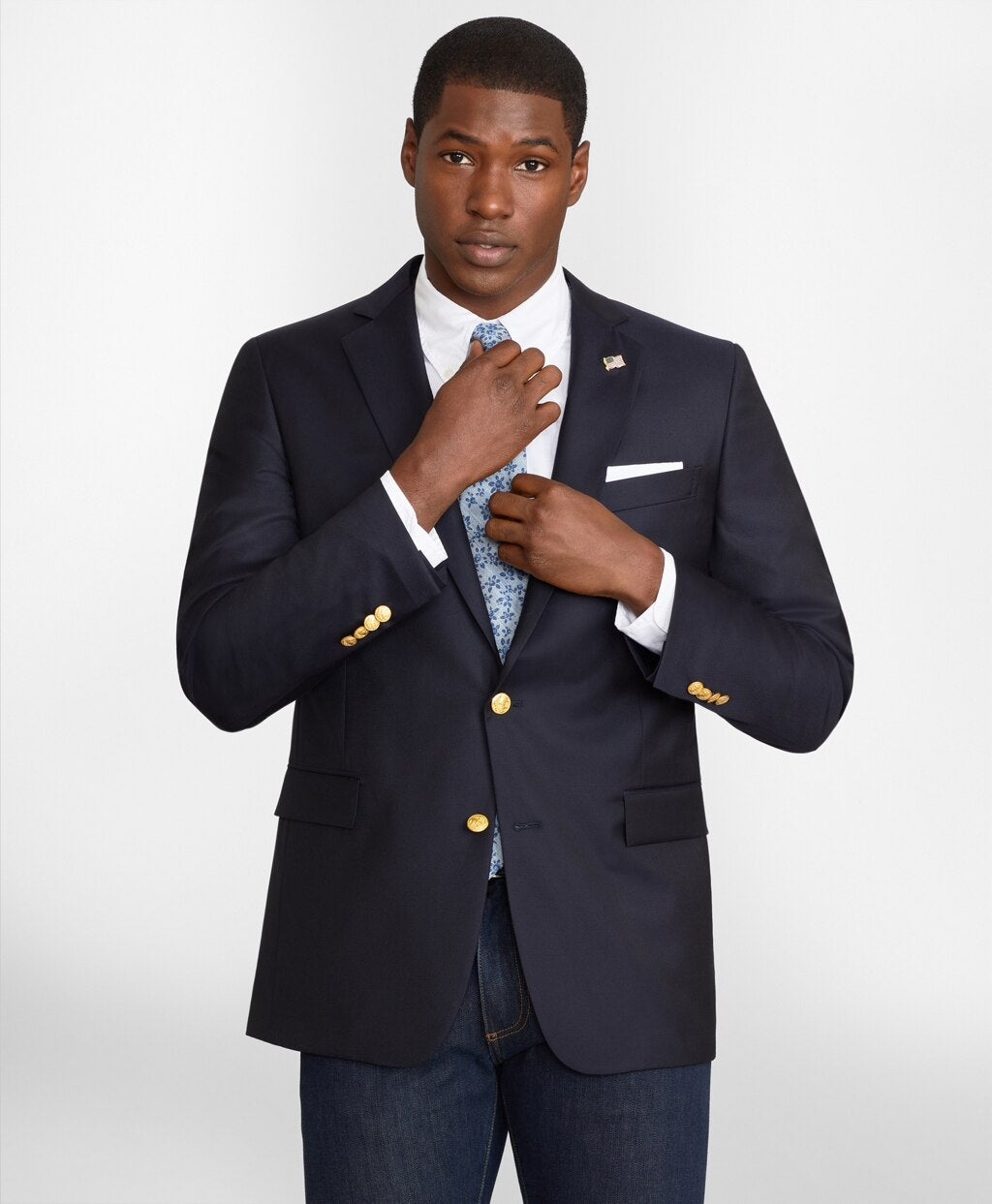 Brooks Brothers Men Regent Fit Two-Button Blazer