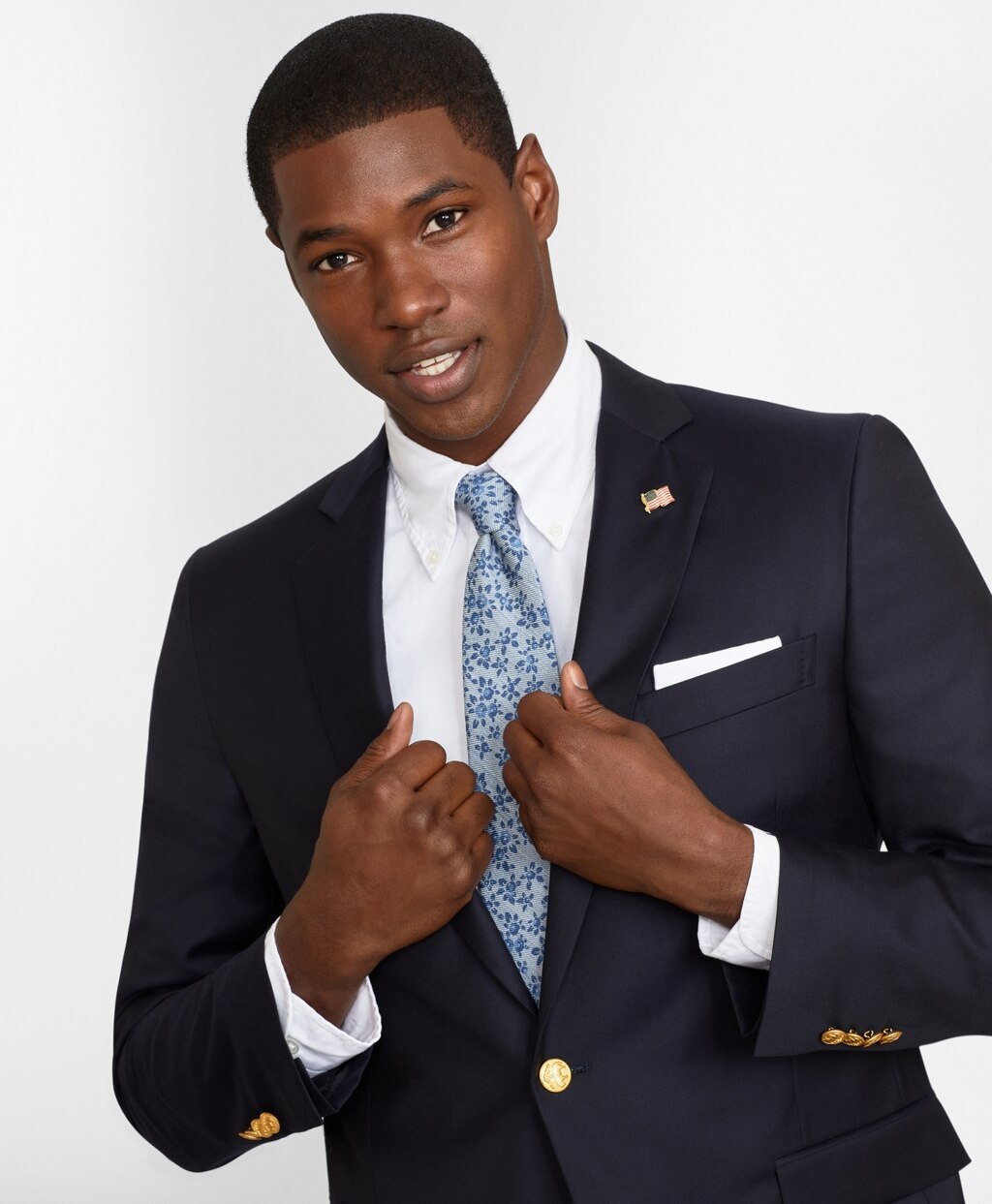 Brooks Brothers Men Regent Fit Two-Button Blazer
