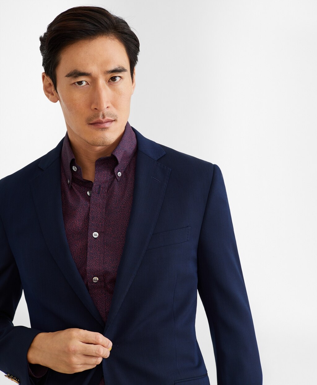 Brooks Brothers Men Regent Fit Two-Button Stretch Blazer
