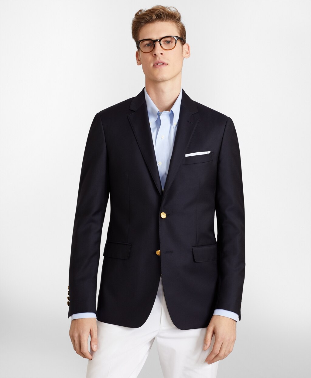 Brooks Brothers Men Milano Fit Two-Button Blazer