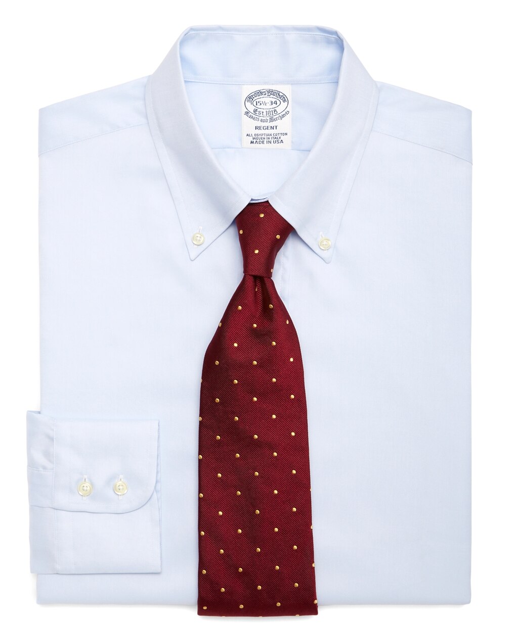 Brooks Brothers Men Regent Fitted Dress Shirt, Button-Down Collar