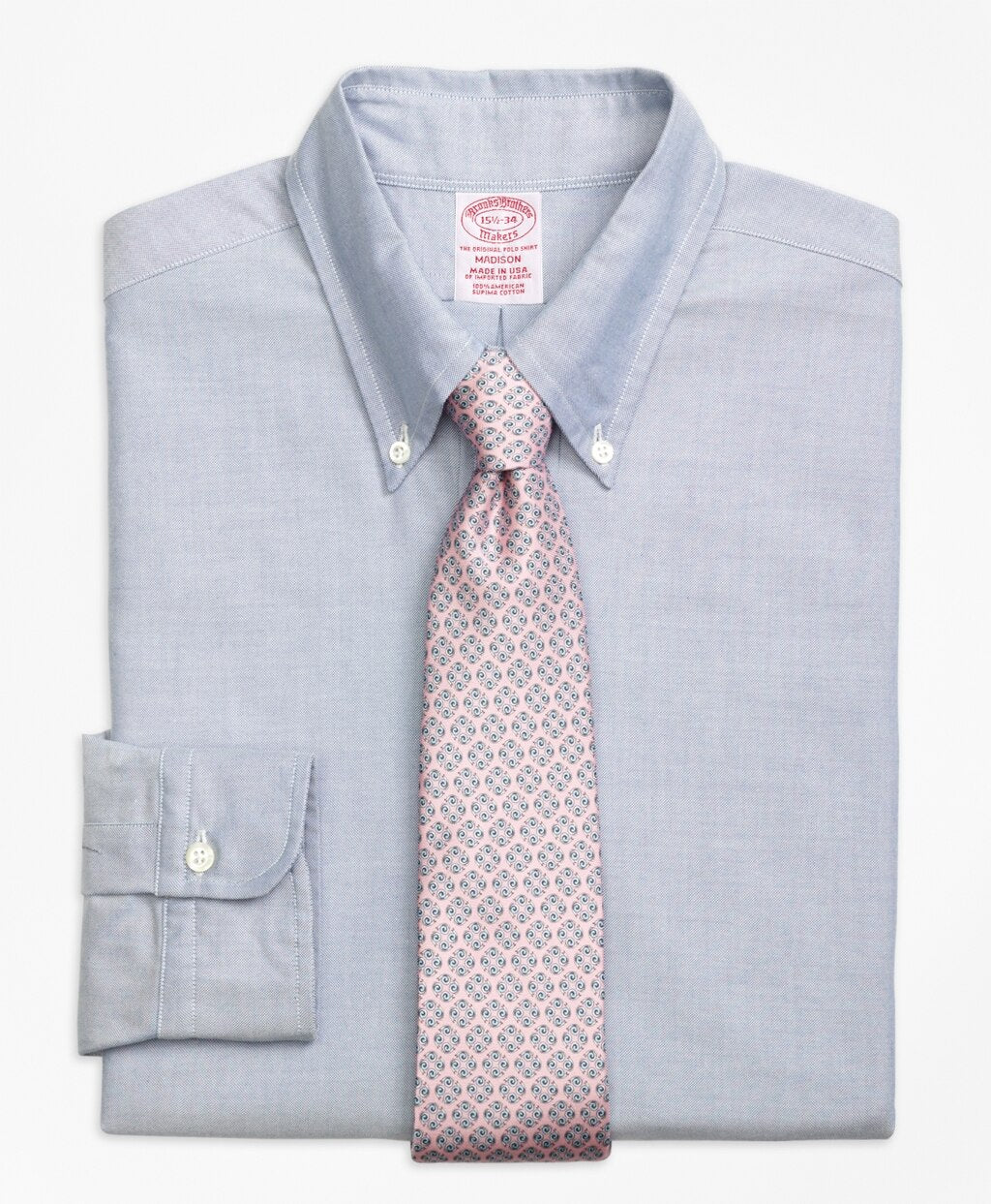 Brooks Brothers Men Original Polo® Button-Down Oxford Madison Classic-Fit Dress Shirt