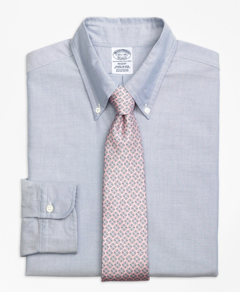 Brooks Brothers Men Original Polo® Button-Down Oxford Regent Fitted Dress Shirt