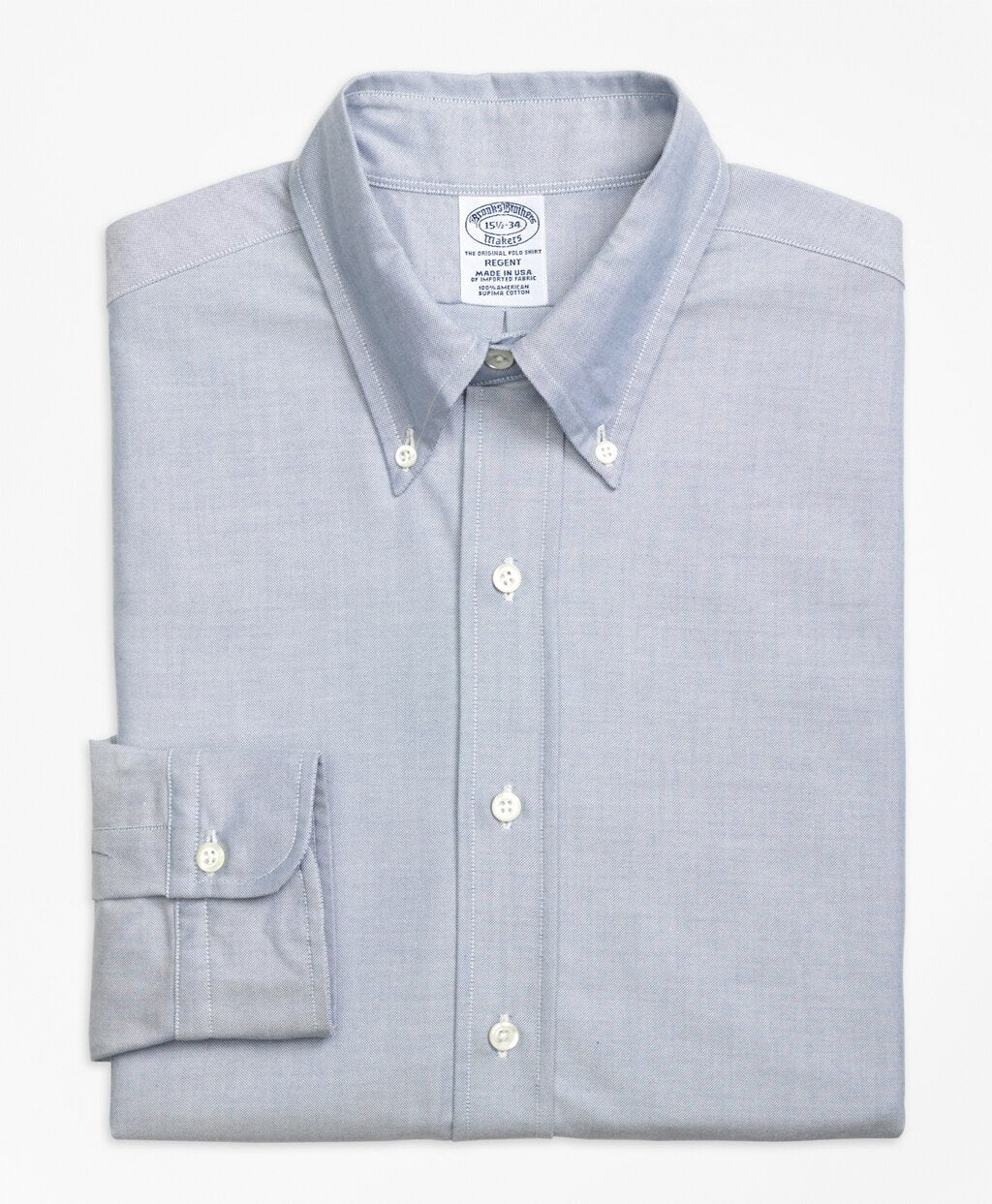 Brooks Brothers Men Original Polo® Button-Down Oxford Regent Fitted Dress Shirt