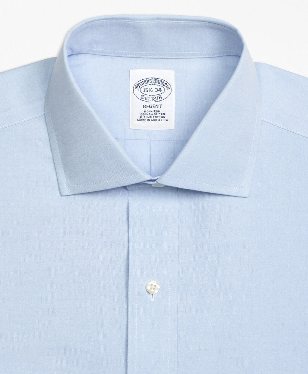 Brooks Brothers Men Regent Fitted Dress Shirt, Non-Iron Spread Collar