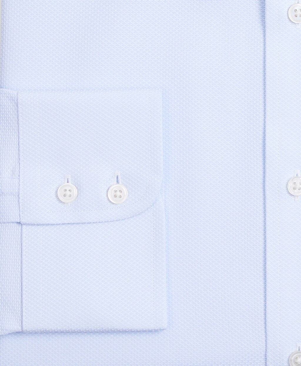 Brooks Brothers Men Luxury Collection Milano Slim-Fit Dress Shirt, Button-Down Collar Dobby Links