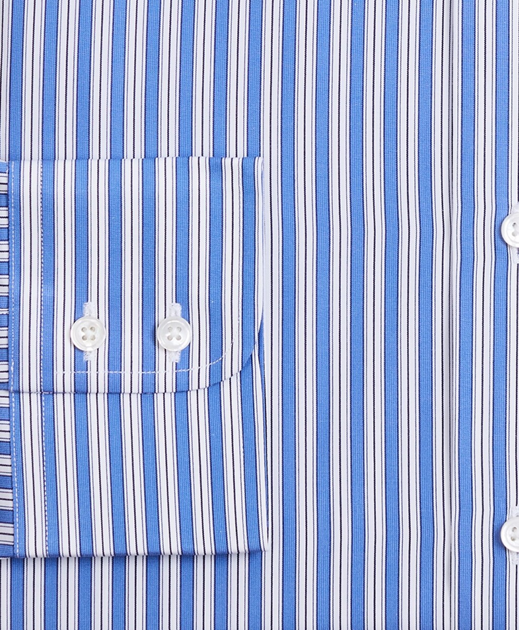 Brooks Brothers Men Luxury Collection Milano Slim-Fit Dress Shirt, Franklin Spread Collar Outline Stripe