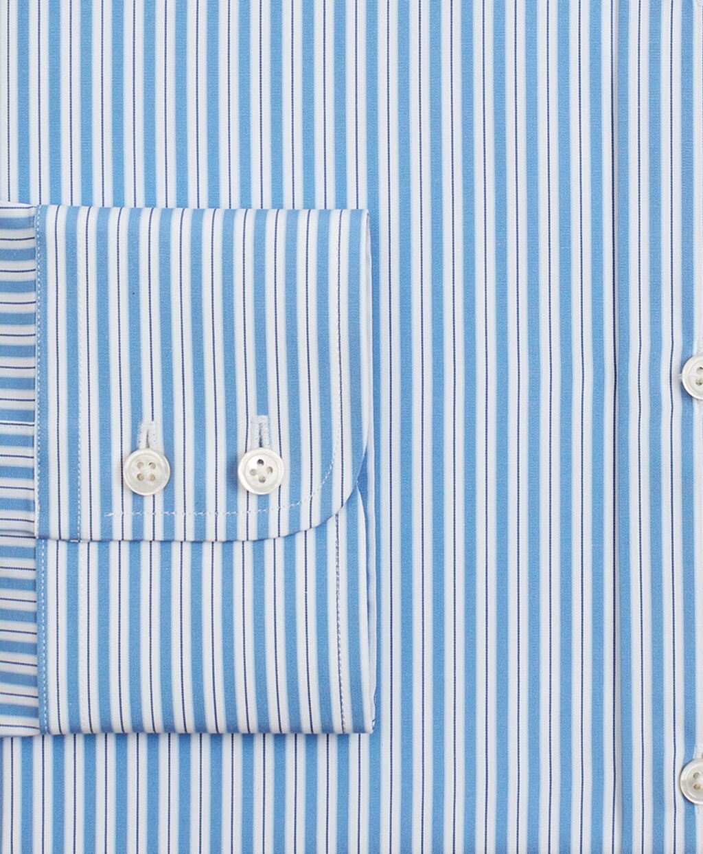 Brooks Brothers Men Luxury Collection Madison Classic-Fit Dress Shirt, Franklin Spread Collar Pinstripe