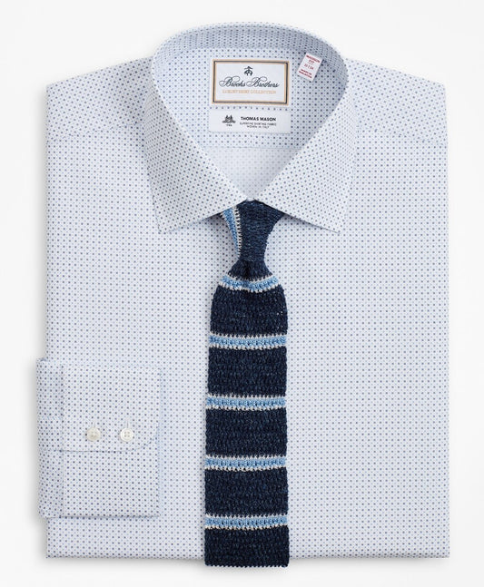 Brooks Brothers Men Luxury Collection Madison Classic-Fit Dress Shirt, Franklin Spread Collar Geo Print