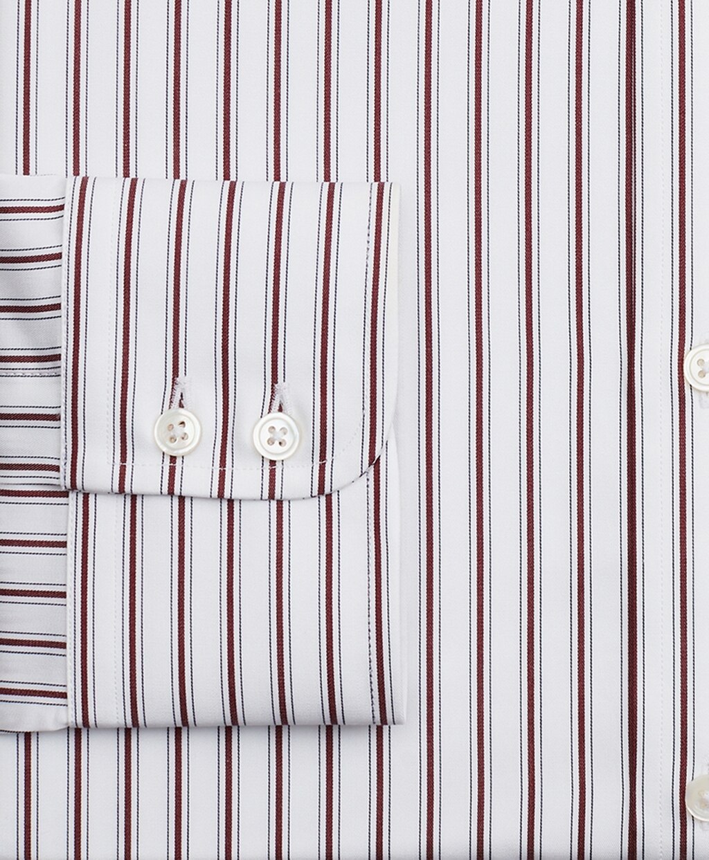 Brooks Brothers Men Luxury Collection Milano Slim-Fit Dress Shirt, Button-Down Collar Stripe
