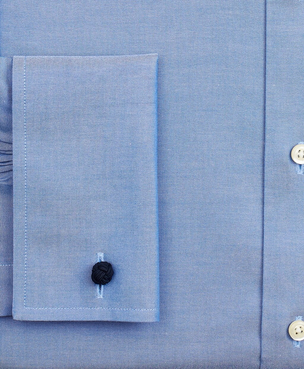 Brooks Brothers Men Stretch Regent Fitted Dress Shirt, Non-Iron Pinpoint Ainsley Collar French Cuff Pinpoint
