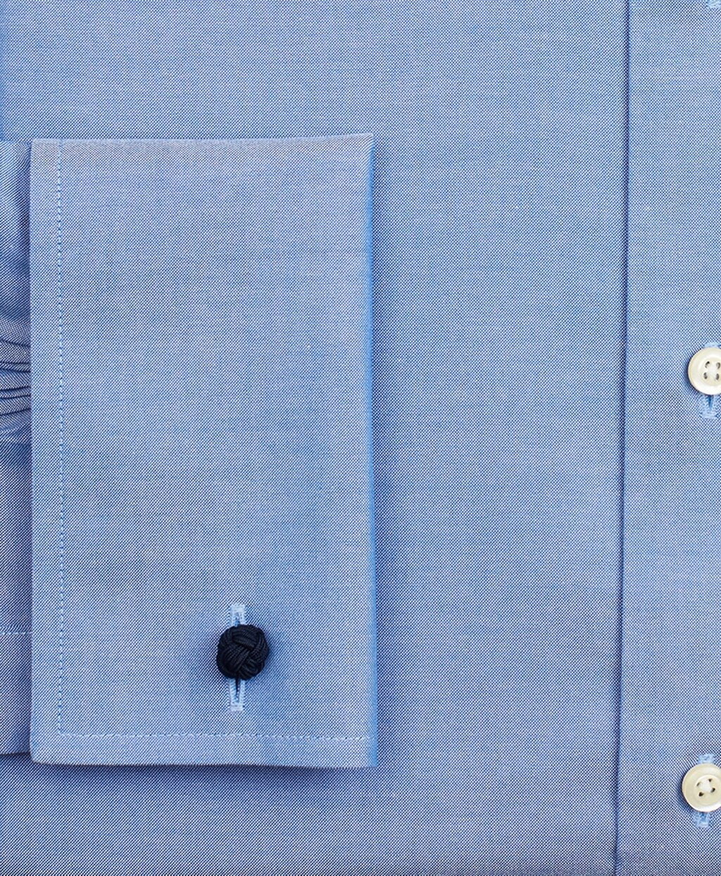 Brooks Brothers Men Stretch Soho Extra-Slim-Fit Dress Shirt, Non-Iron Pinpoint Ainsley Collar French Cuff