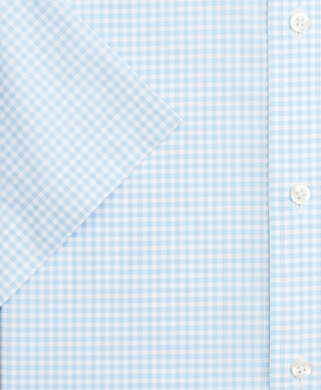Brooks Brothers Men Stretch Madison Classic-Fit Dress Shirt, Non-Iron Poplin Short-Sleeve Gingham
