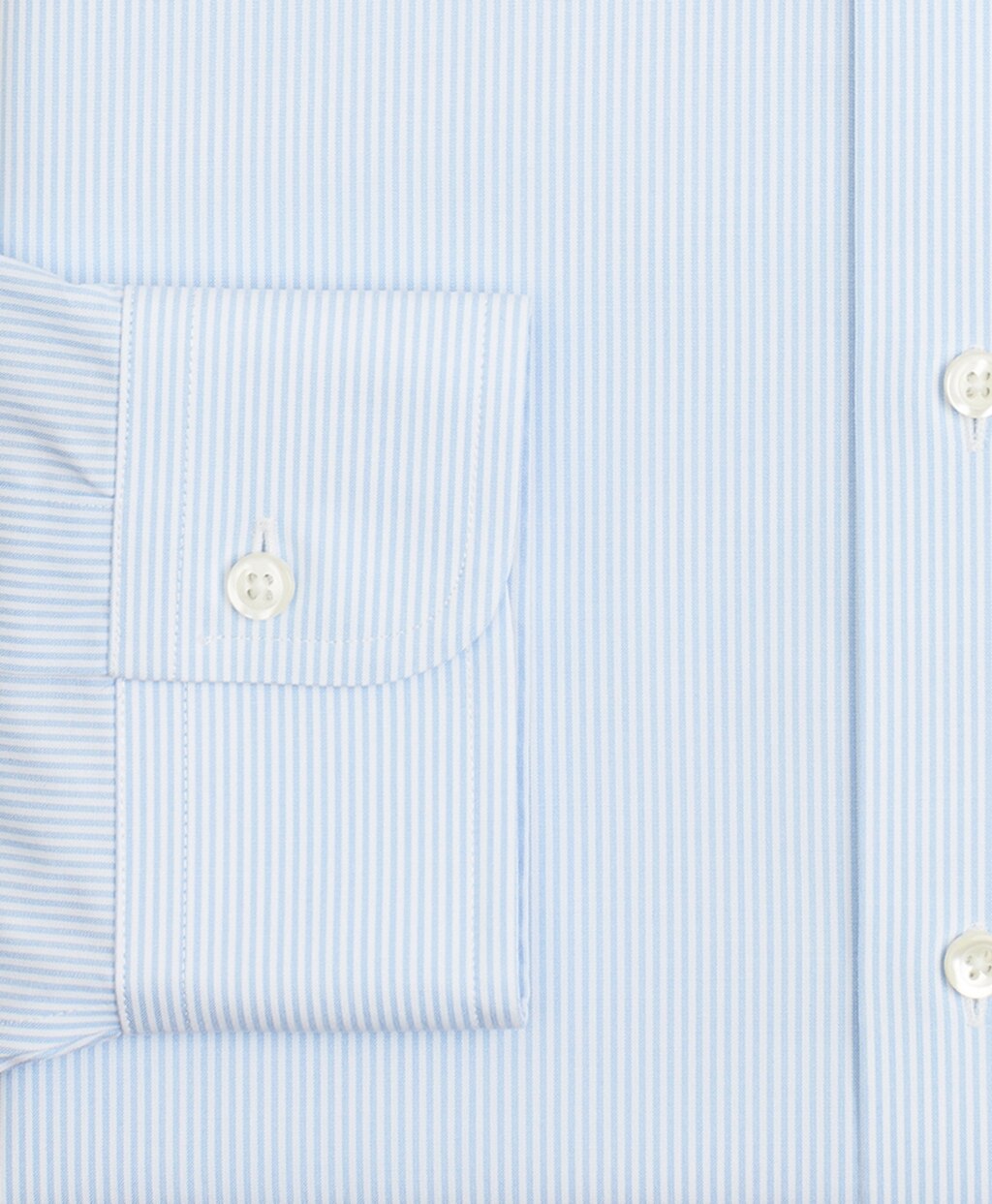 Brooks Brothers Men Stretch Soho Extra-Slim-Fit Dress Shirt, Non-Iron Poplin Button-Down Collar Fine Stripe