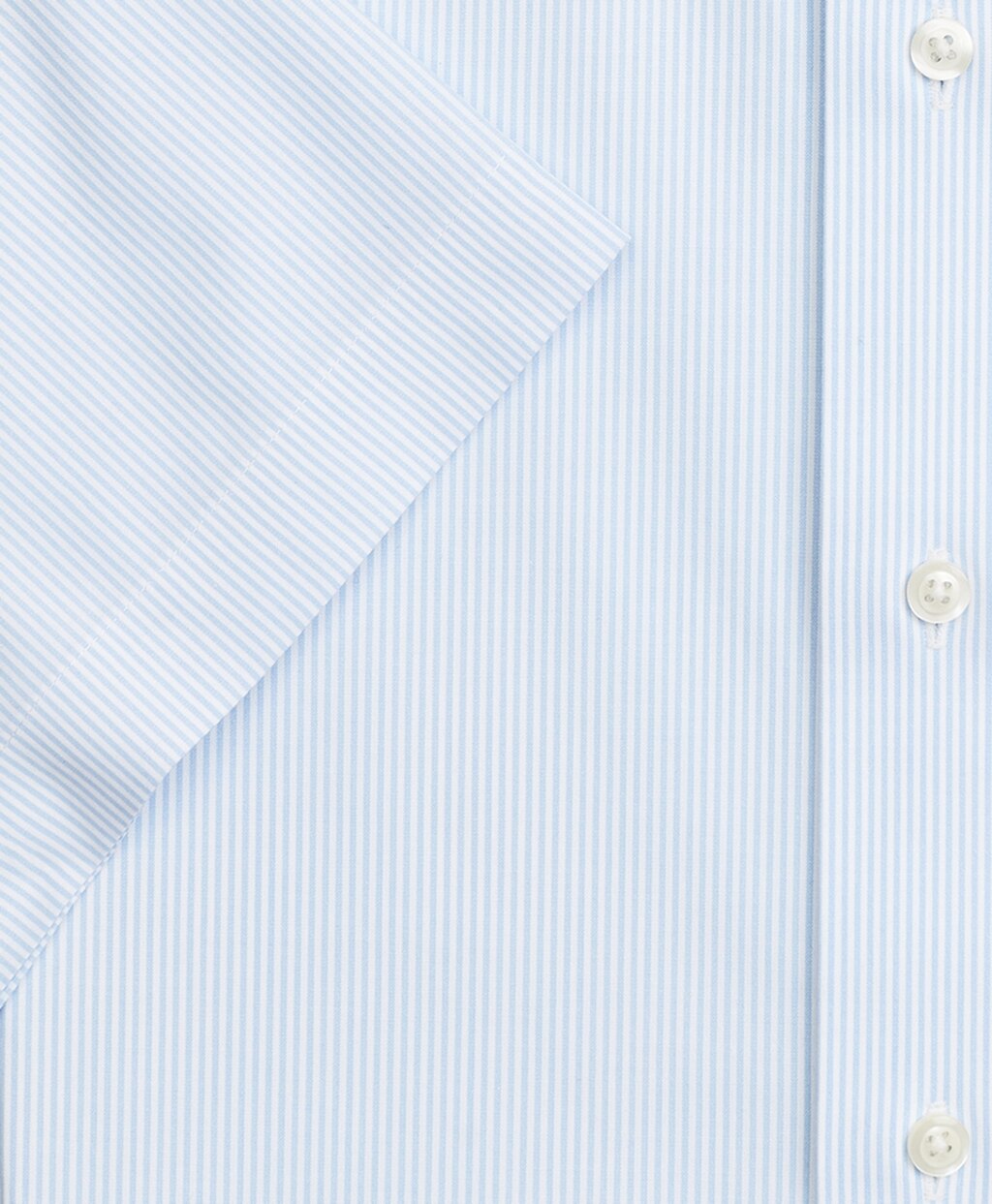 Brooks Brothers Men Stretch Regent Fitted Dress Shirt, Non-Iron Poplin Short-Sleeve Fine Stripe