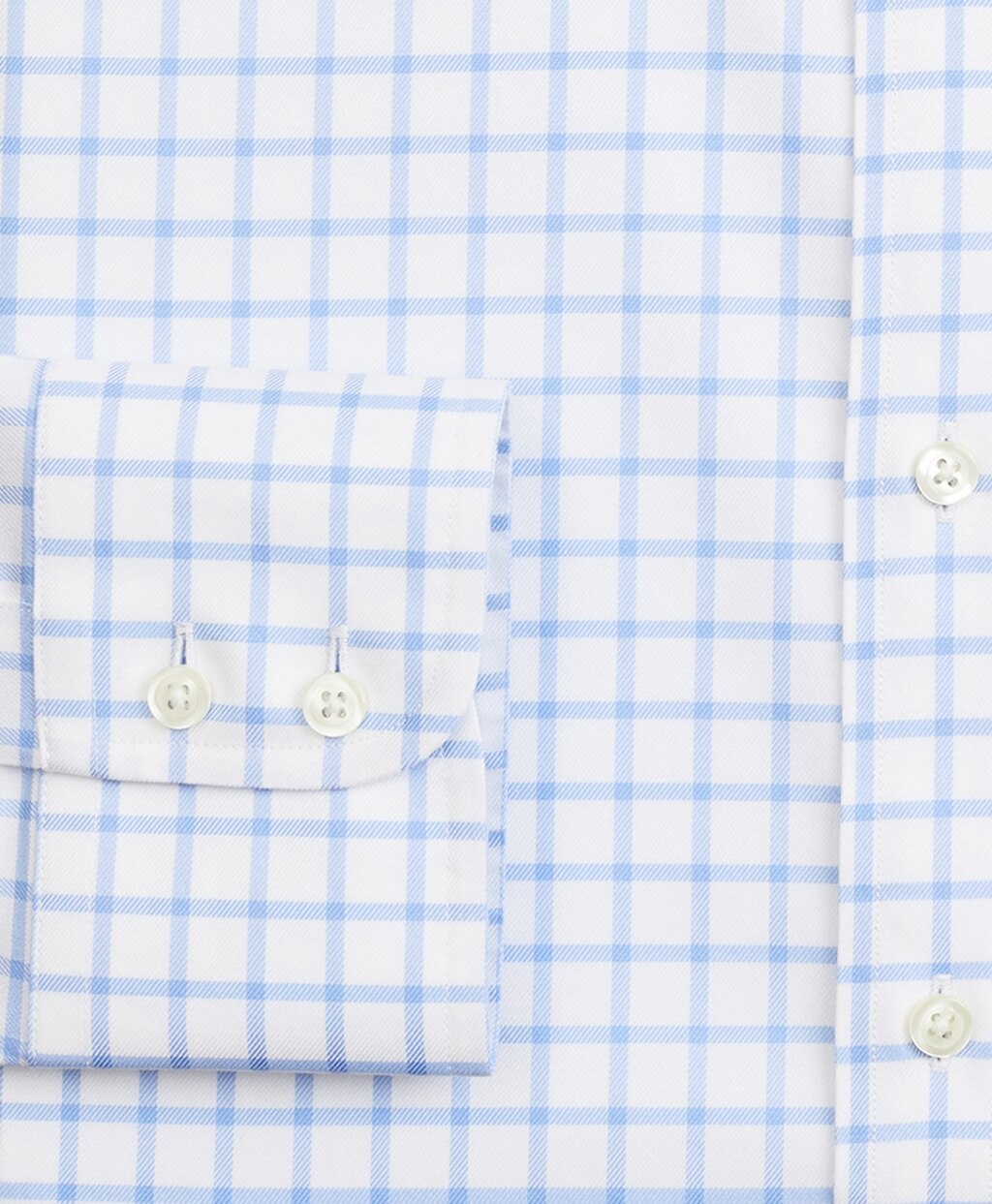 Brooks Brothers Men Stretch Soho Extra-Slim-Fit Dress Shirt, Non-Iron Twill English Collar Grid Check