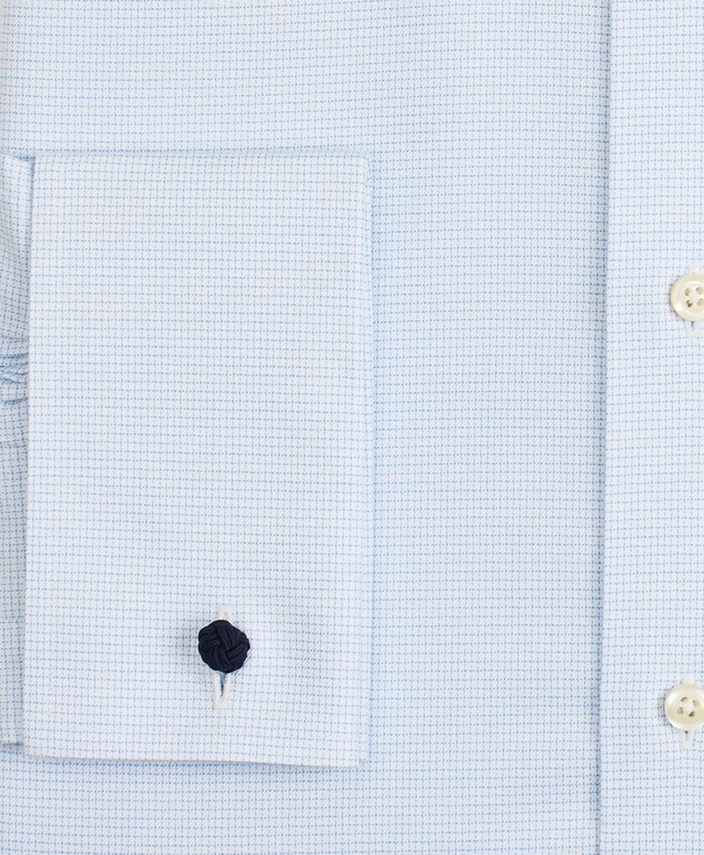 Brooks Brothers Men Stretch Madison Classic-Fit Dress Shirt, Non-Iron Twill English Collar French Cuff Micro-Check