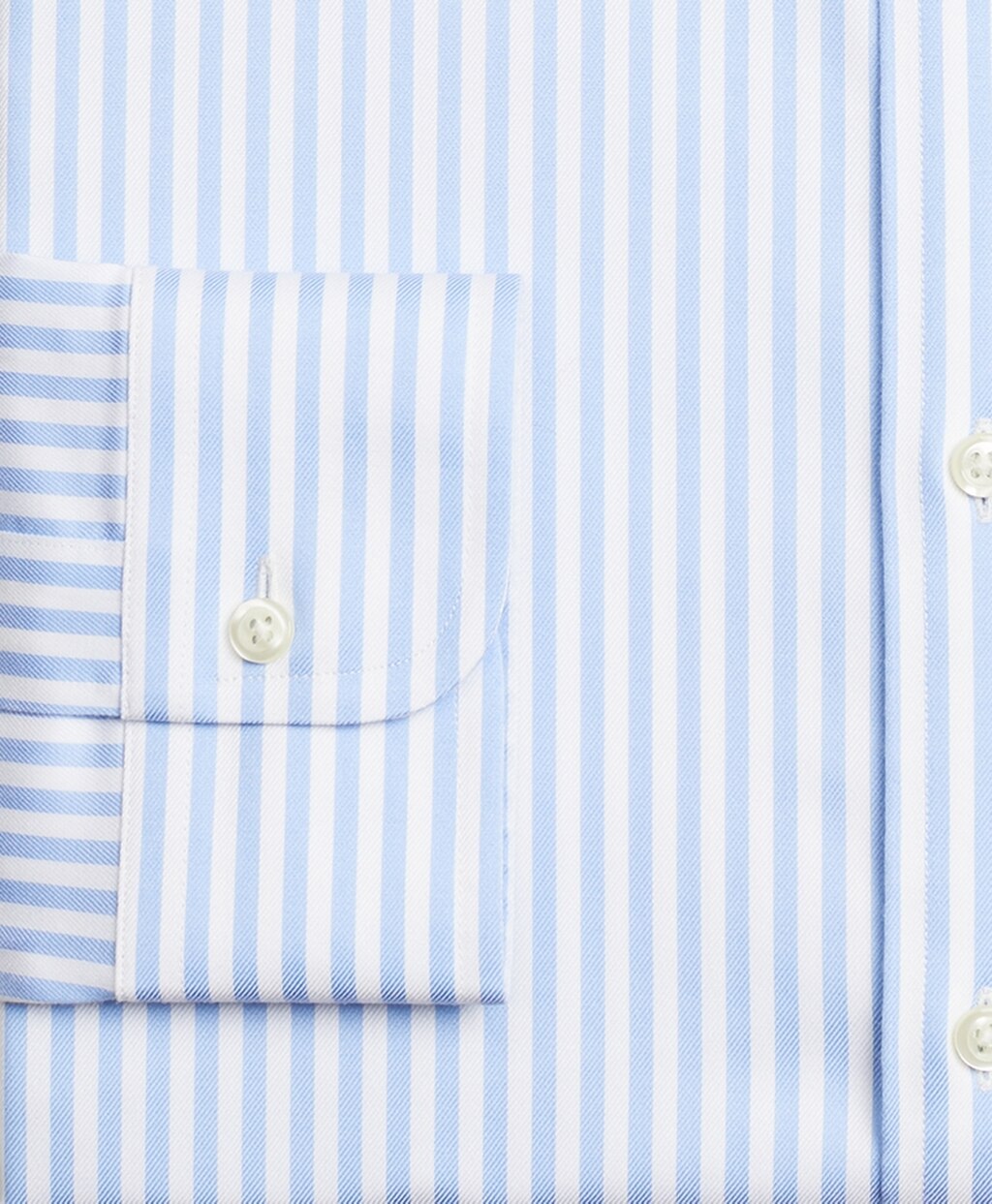 Brooks Brothers Men Stretch Regent Fitted Dress Shirt, Non-Iron Twill English Collar Bold Stripe