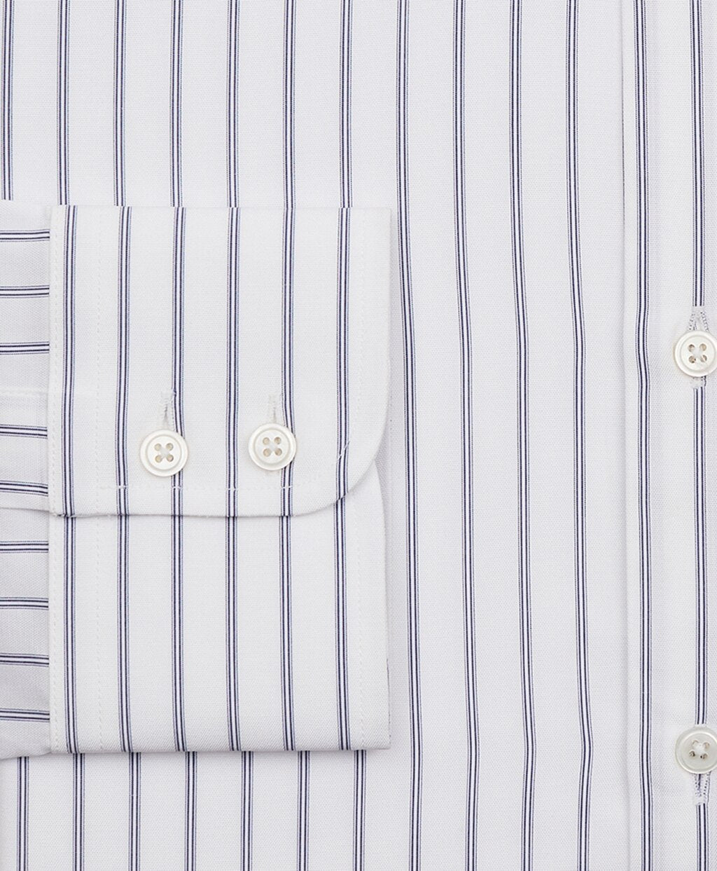 Brooks Brothers Men Luxury Collection Milano Slim-Fit Dress Shirt, Franklin Spread Collar Micro-Outline Stripe