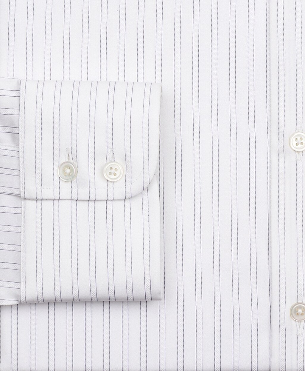 Brooks Brothers Men Luxury Collection Milano Slim-Fit Dress Shirt, Franklin Spread Collar Stripe