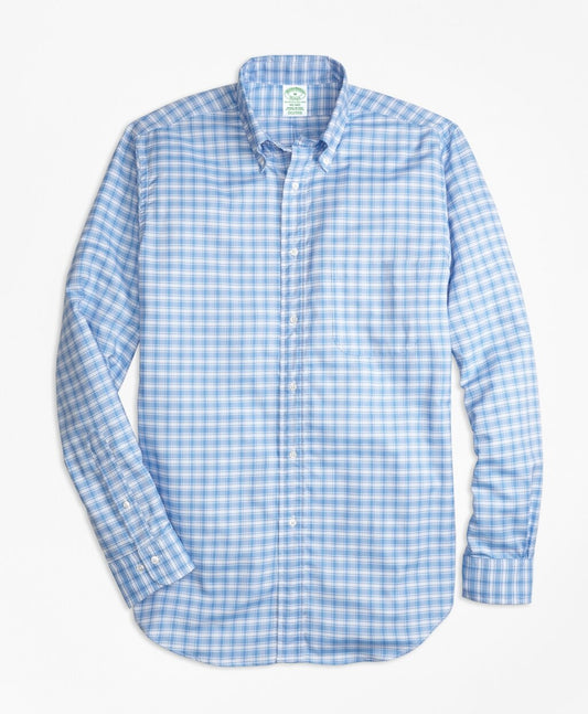 Brooks Brothers Men Milano Fit Oxford Check Sport Shirt